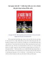 Tài liệu Lật ngược tình thế - 7 chiến lược biến các rủi ro thành đột phá tăng ppt