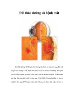 Tài liệu Đái tháo đường và bệnh mắt doc