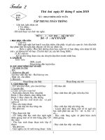 Bài giảng Giáo án lớp 3 tuần 2 năm 2010-2011