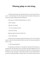 Tài liệu Phương pháp sơ cứu bỏng docx