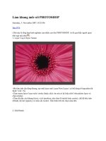 Tài liệu Làm khung ảnh với PHOTOSHOP ppt