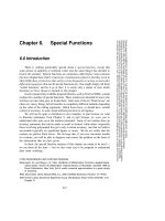 Tài liệu Special Functions part 1 pptx