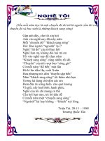Tài liệu NGHỀ TÔI