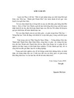 Một số giải pháp nâng cao chất lượng đội ngũ giáo viên tiểu học thành phố thanh hóa 