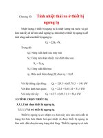 Tài liệu Đồ án thiết kế kho lạnh chế biến hải sản ở hải phòng, Chương 10 doc