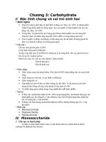 Bài giảng cacbohydrat