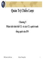 Chap5 phân tích tình thế CL & CL cạnh tranh 