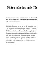 Tài liệu Những món dưa ngày Tết pptx