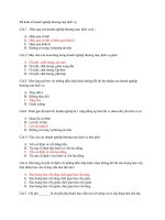 De thi dai hoc thuong mai đề kinh tế doanh nghiệp thương mại dịch vụ 