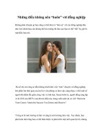 Tài liệu Những điều không nên “buôn” với đồng nghiệp ppt