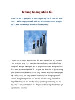 Tài liệu Khủng hoảng nhân tài doc