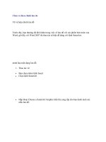 Tài liệu Vẽ và hiệu chỉnh lưu đồ docx