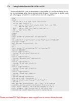 Tài liệu Creating Cool Web Sites with HTML, XHTML and CSS (2010)- P5 doc