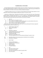 Tài liệu MATHEMATICAL NOTATION ppt