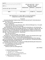 Bài soạn ĐỀ KIỂM TRA  GHKII - LỚP 5( ĐỌC THẦM )