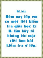 Tài liệu Tập làm văn mẫu 