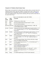 Tài liệu Using the Get* Methods to Read Column Values doc