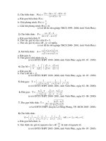 Bài giảng Rut gon bieu thuc (on thi vao THPT)