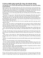 Cách tự nhiên giúp người gầy tăng cân nhanh chóng 