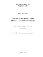 Các phương pháp đếm trong lý thuyết tổ hợp 