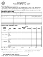 Tài liệu Appointment Activity Record pdf