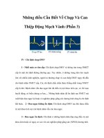 Tài liệu Những điều Cần Biết Về Chụp Và Can Thiệp Động Mạch Vành (Phần 3) doc