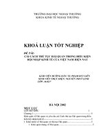 Cải cách thủ tục hải quan trong điều kiện hội nhập kinh tế  ở việt nam hiện nay 