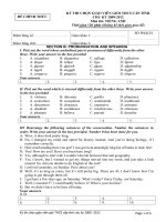 Bài giảng ĐỀ THI GVG 3