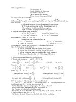 Bài soạn Trac nghiem toan 10