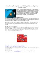 Tài liệu Fring - Hướng dẫn dùng điện thoại PDA ppt