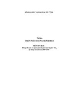 Tài liệu PPCT Tin học