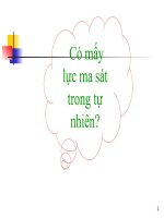 Bài giảng Lực Ma Sát