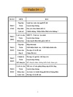 Bài soạn BS L5 tuần 24 mới