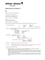 Tài liệu Hợp đồng Container pdf