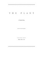 Tài liệu Stephen king - The plant 2 docx