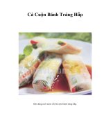 Tài liệu Cá Cuộn Bánh Tráng Hấp pptx