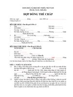 Tài liệu Hợp đồng thế chấp doc