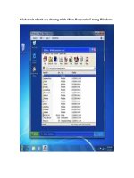 Tài liệu Cách thoát nhanh các chương trình “Non-Responsive” trong Windows ppt