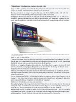 Những lưu ý khi chọn mua laptop cho sinh viên