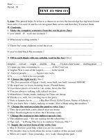 Bài soạn anh 8 - unit 15