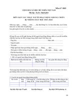 Tài liệu BM.TBXH.18. - Biên bản xác nhận người hoạt động kháng chiến bị nhiễm chất độc hóa học pptx