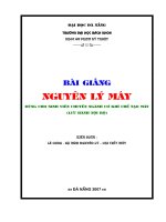 Tài liệu bài giảng : Nguyên lí máy doc
