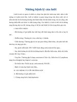 Tài liệu Giáo trình Những bệnh lý của lưỡi doc