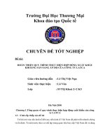 322 HOÀN THIỆN QUY TRÌNH THỰC HIỆN hợp ĐỒNG XUẤT KHẨU KHOÁNG sản SANG ấn độ của CÔNG TY LATCA 