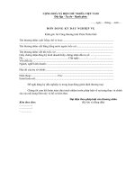 Tài liệu Đơn ký dấu nghiệp vụ doc