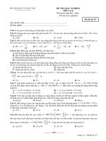 Tài liệu ĐỀ THI NỘP SỞ HAY