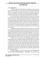 Khai thác du lịch văn hóa trên địa bàn huyện thọ xuân, thanh hóa 