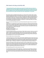 Tài liệu Kinh doanh với công cụ tân tiến nhất pdf