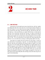 Tài liệu Kỹ thuật môi trường chương 2 doc