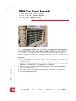 Tài liệu MTRJ Fiber Panel Products pptx